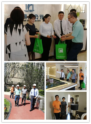 關懷一線業務團隊，上海市房地產經紀行業協會慰問華燕房盟